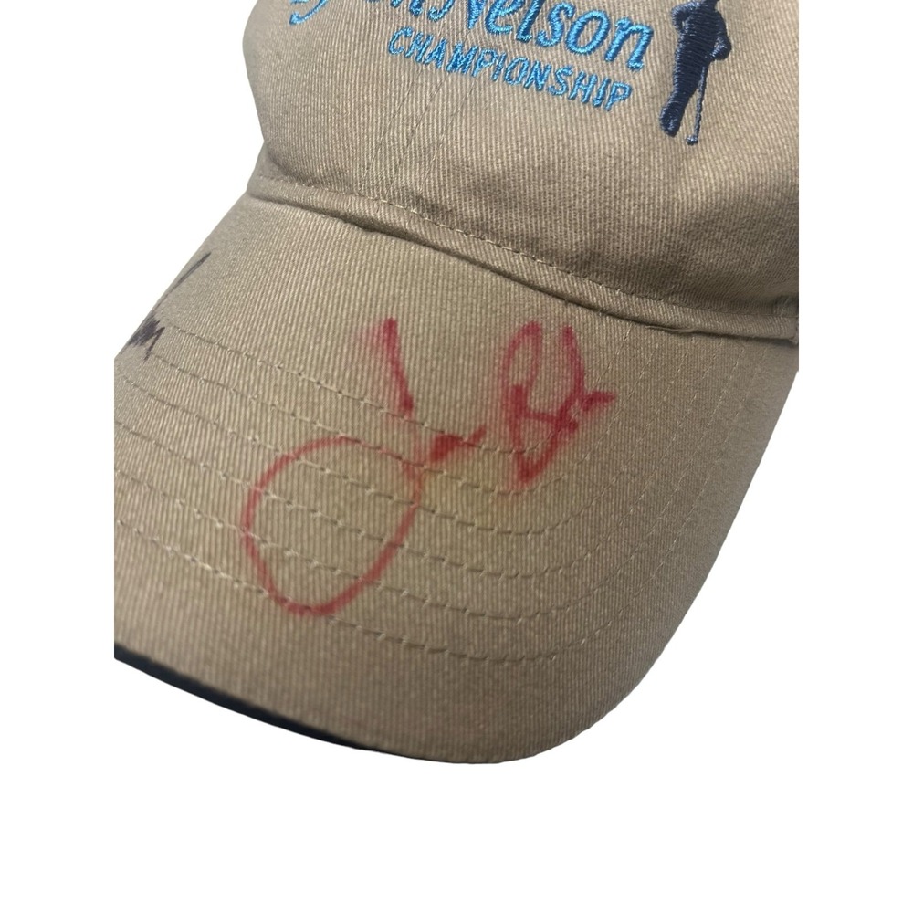 Antigua Byron Nelson EDS golf vintage signed hat Jeffrey Sluman Jason‎ Bohn - Picture 2 of 8